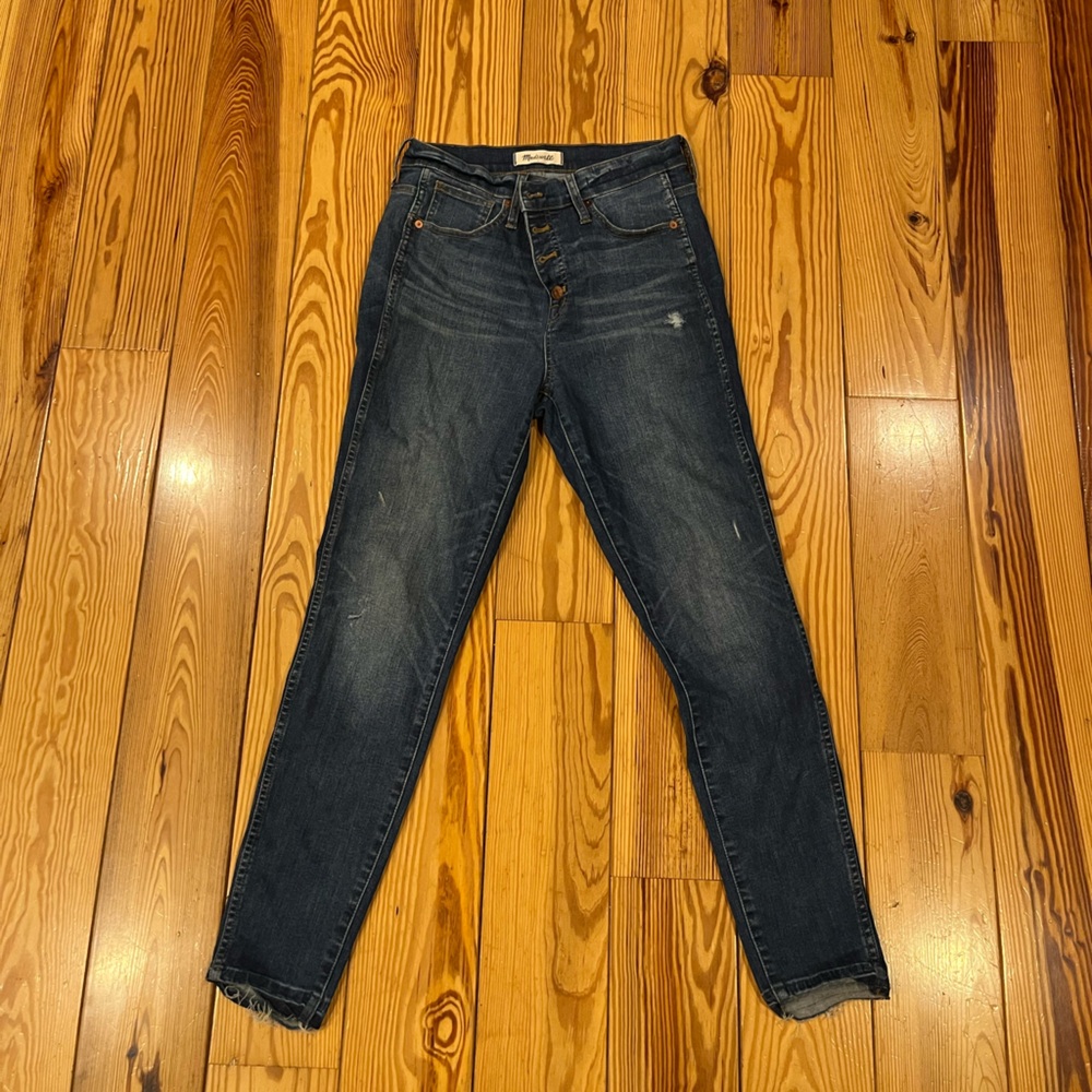 Madewell Women's Dark Blue Skinny Jeans